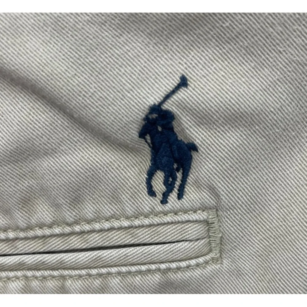 Polo Ralph‎ Lauren Men's Tyler Shorts 40 Beige Pleated Casual